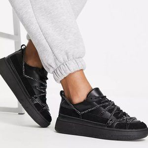 ASOS skater sneaker with chain